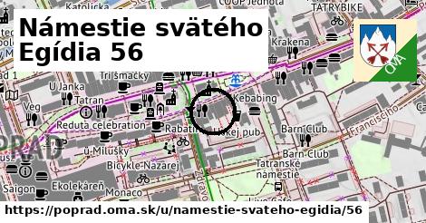 Námestie svätého Egídia 56, Poprad