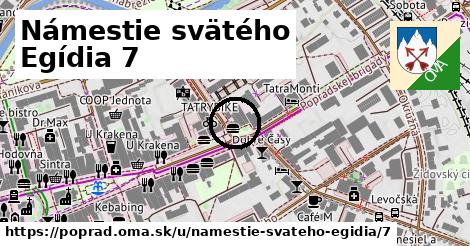 Námestie svätého Egídia 7, Poprad