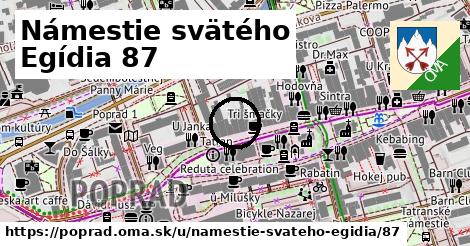 Námestie svätého Egídia 87, Poprad