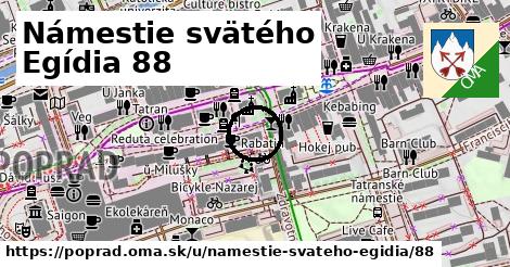 Námestie svätého Egídia 88, Poprad