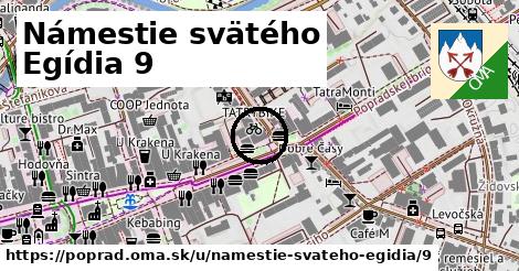 Námestie svätého Egídia 9, Poprad