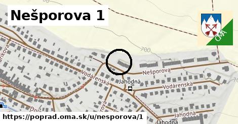 Nešporova 1, Poprad