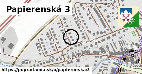 Papierenská 3, Poprad