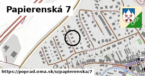 Papierenská 7, Poprad