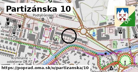 Partizánska 10, Poprad