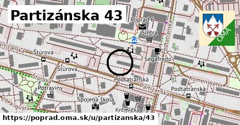 Partizánska 43, Poprad