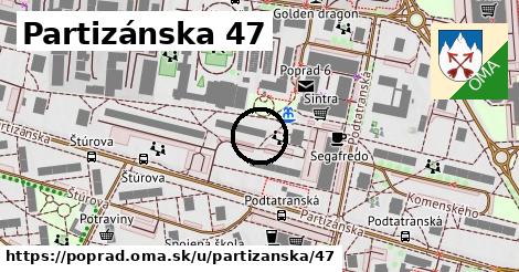 Partizánska 47, Poprad