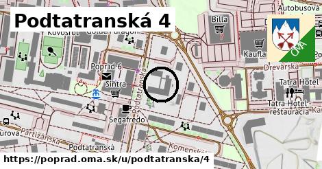 Podtatranská 4, Poprad