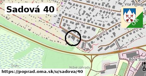 Sadová 40, Poprad