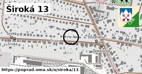 Široká 13, Poprad