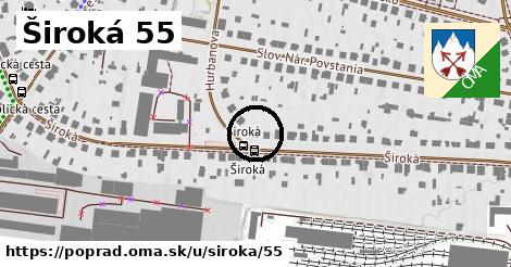 Široká 55, Poprad