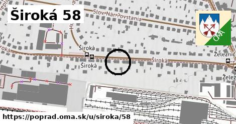 Široká 58, Poprad