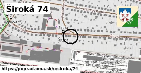 Široká 74, Poprad