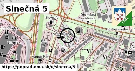 Slnečná 5, Poprad