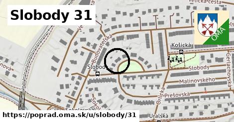 Slobody 31, Poprad