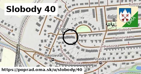 Slobody 40, Poprad