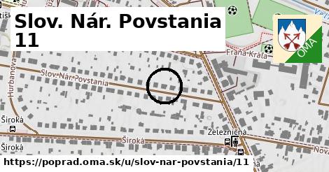 Slov. Nár. Povstania 11, Poprad