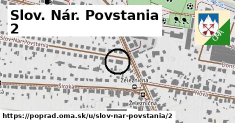 Slov. Nár. Povstania 2, Poprad