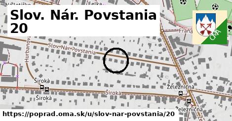 Slov. Nár. Povstania 20, Poprad