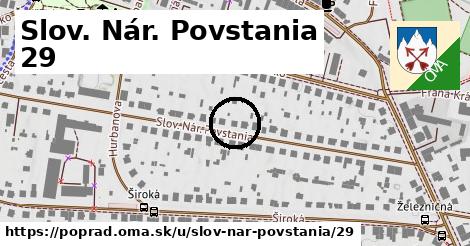 Slov. Nár. Povstania 29, Poprad