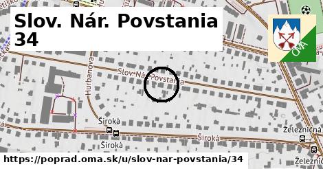 Slov. Nár. Povstania 34, Poprad