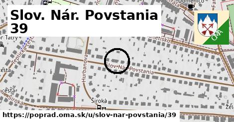 Slov. Nár. Povstania 39, Poprad