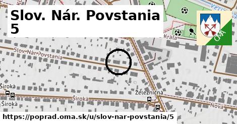 Slov. Nár. Povstania 5, Poprad