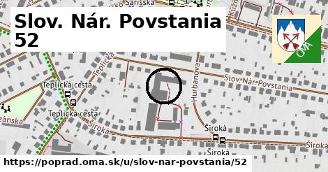 Slov. Nár. Povstania 52, Poprad