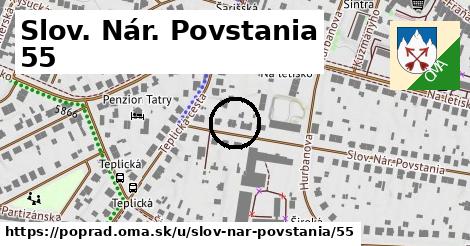 Slov. Nár. Povstania 55, Poprad