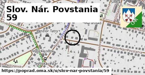 Slov. Nár. Povstania 59, Poprad