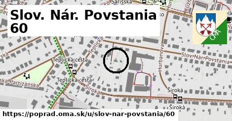 Slov. Nár. Povstania 60, Poprad