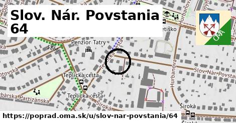 Slov. Nár. Povstania 64, Poprad