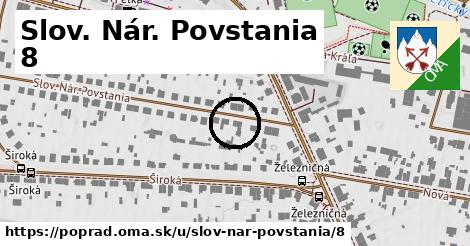 Slov. Nár. Povstania 8, Poprad