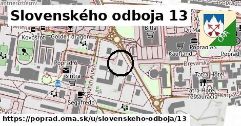 Slovenského odboja 13, Poprad