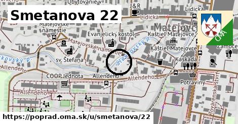 Smetanova 22, Poprad