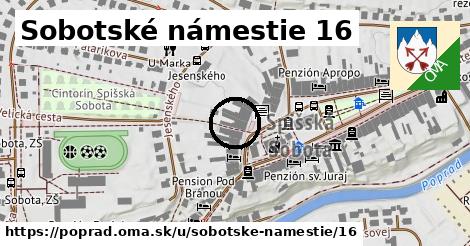 Sobotské námestie 16, Poprad