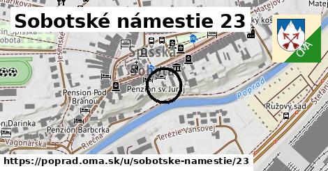 Sobotské námestie 23, Poprad