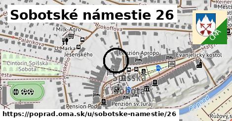 Sobotské námestie 26, Poprad