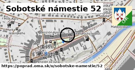 Sobotské námestie 52, Poprad