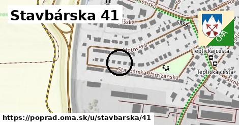 Stavbárska 41, Poprad