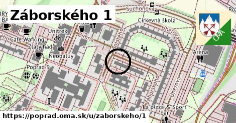 Záborského 1, Poprad