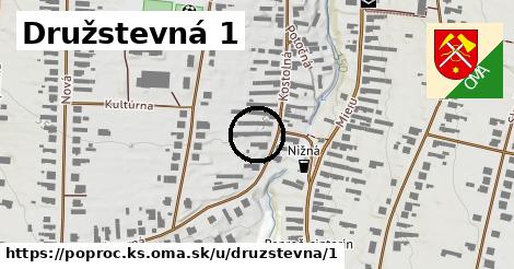 Družstevná 1, Poproč, okres KS