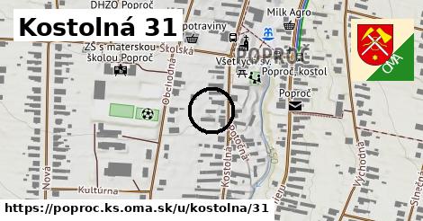 Kostolná 31, Poproč, okres KS