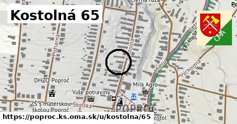 Kostolná 65, Poproč, okres KS