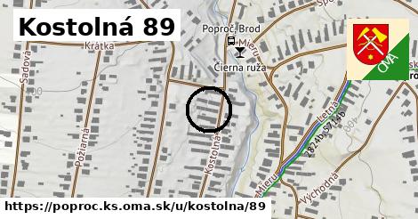 Kostolná 89, Poproč, okres KS