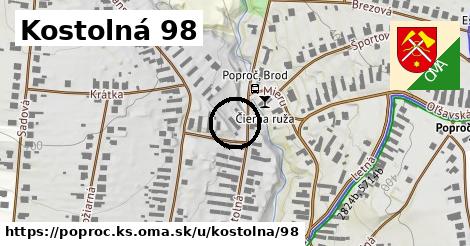 Kostolná 98, Poproč, okres KS