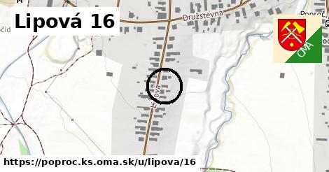 Lipová 16, Poproč, okres KS