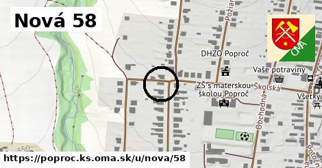 Nová 58, Poproč, okres KS