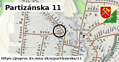 Partizánska 11, Poproč, okres KS