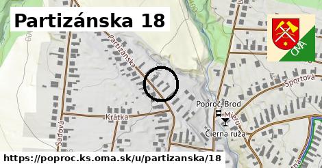 Partizánska 18, Poproč, okres KS